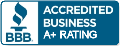 BBB Accredited Business A+ Rating